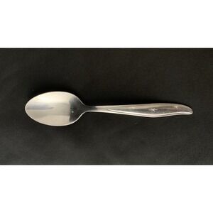 Mar-Crest "Citation" Spoon Stainless Flatware Atomic Starburst Vintage MCM‎